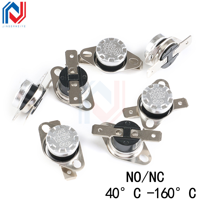 Ceramic Heat Emitter - 2Pcs KSD301 250V 10A 40~160 Degree