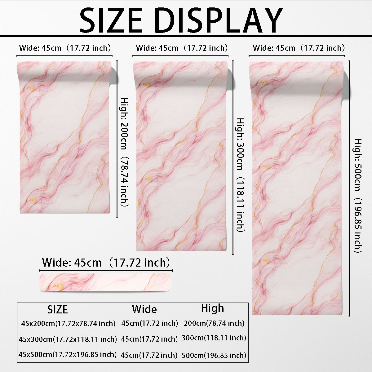 1pc Imitation marble textu Pri - Pvc Panel Background ulasan dan harga